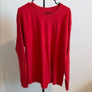 🌿 Champion Red Long Sleeve Tee